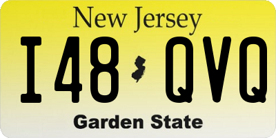 NJ license plate I48QVQ