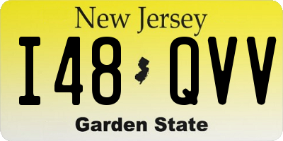 NJ license plate I48QVV