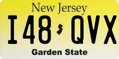 NJ license plate I48QVX
