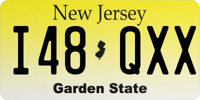 NJ license plate I48QXX