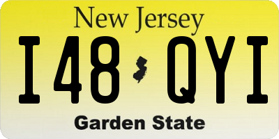 NJ license plate I48QYI