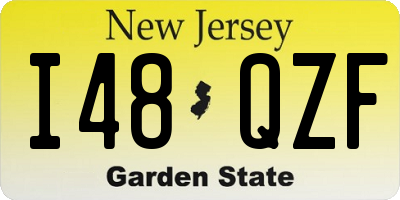 NJ license plate I48QZF