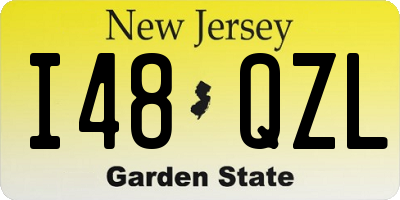 NJ license plate I48QZL
