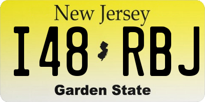 NJ license plate I48RBJ