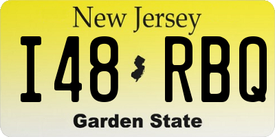NJ license plate I48RBQ