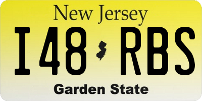 NJ license plate I48RBS