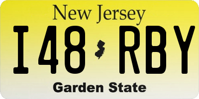 NJ license plate I48RBY