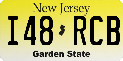 NJ license plate I48RCB