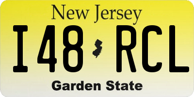 NJ license plate I48RCL