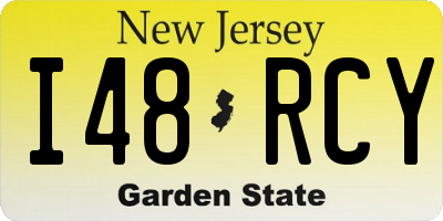 NJ license plate I48RCY