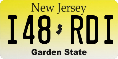 NJ license plate I48RDI