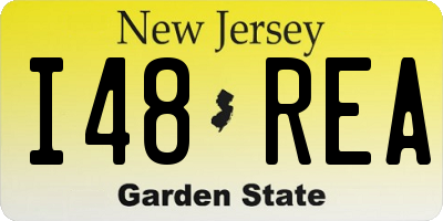 NJ license plate I48REA