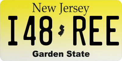 NJ license plate I48REE