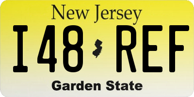 NJ license plate I48REF
