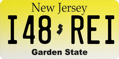 NJ license plate I48REI
