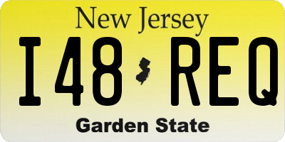 NJ license plate I48REQ