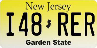 NJ license plate I48RER