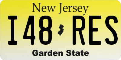 NJ license plate I48RES