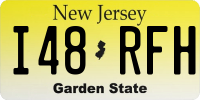 NJ license plate I48RFH