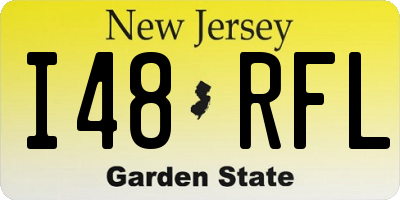 NJ license plate I48RFL