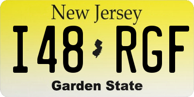 NJ license plate I48RGF