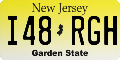 NJ license plate I48RGH