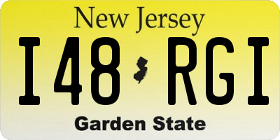 NJ license plate I48RGI