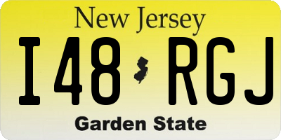 NJ license plate I48RGJ