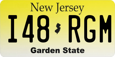 NJ license plate I48RGM