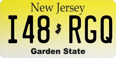 NJ license plate I48RGQ