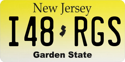 NJ license plate I48RGS