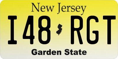 NJ license plate I48RGT
