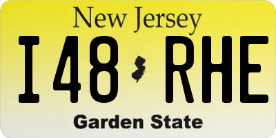 NJ license plate I48RHE