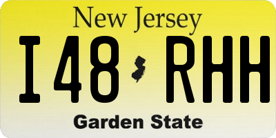 NJ license plate I48RHH