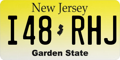 NJ license plate I48RHJ
