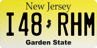 NJ license plate I48RHM