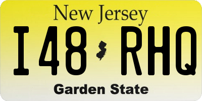 NJ license plate I48RHQ