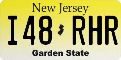 NJ license plate I48RHR