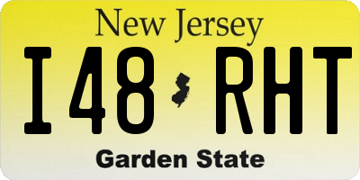 NJ license plate I48RHT