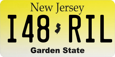 NJ license plate I48RIL