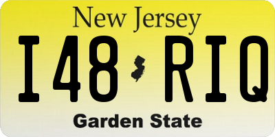 NJ license plate I48RIQ