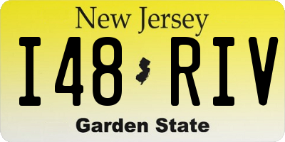 NJ license plate I48RIV