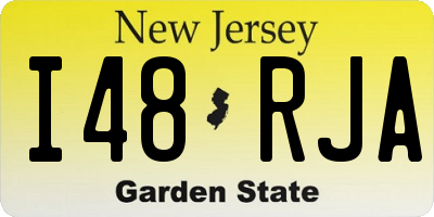 NJ license plate I48RJA