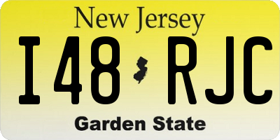 NJ license plate I48RJC
