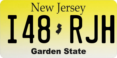 NJ license plate I48RJH