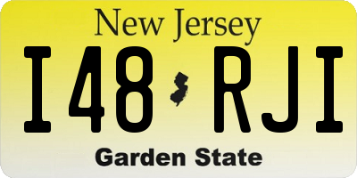 NJ license plate I48RJI