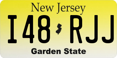 NJ license plate I48RJJ