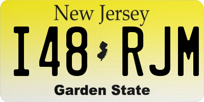 NJ license plate I48RJM