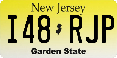 NJ license plate I48RJP