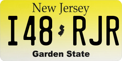 NJ license plate I48RJR
